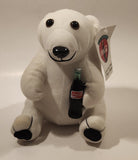 1993 Play By Play Coca Cola Polar Bear 7" Tall Toy Stuffed Plush Mascot with Tag