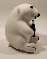 1993 Play By Play Coca Cola Polar Bear 7" Tall Toy Stuffed Plush Mascot with Tag