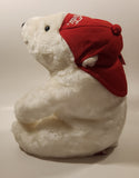 1995 Dakin Cola Polar Bear with Red Hat 12" Tall Toy Stuffed Plush Mascot with Tag