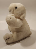 1996 Coca Cola Polar Bear with Bottle 8 1/2" Tall Toy Stuffed Plush Mascot