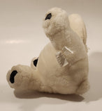 1996 Coca Cola Polar Bear with Bottle 8 1/2" Tall Toy Stuffed Plush Mascot