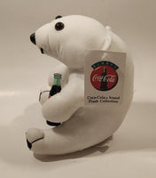 1993 Play By Play Coca Cola Polar Bear 7" Tall Toy Stuffed Plush Mascot with Tag