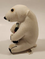 1993 Coca Cola Polar Bear 6 1/2" Tall Toy Stuffed Plush Mascot