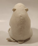 1993 Coca Cola Polar Bear 6 1/2" Tall Toy Stuffed Plush Mascot