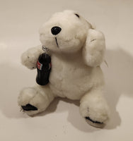 1996 Play By Play Coca Cola Polar Bear 7" Tall Toy Stuffed Plush Mascot with Tag