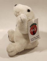 1996 Play By Play Coca Cola Polar Bear 7" Tall Toy Stuffed Plush Mascot with Tag