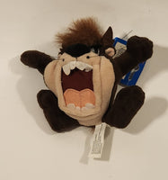 1996 Play By Play Warner Bros. Looney Tunes Taz Tasmanian Devil 4 1/2" Tall Toy Stuffed Plush Key Chain with Tag