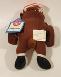 1992 McDonald's Warner Bros. Looney Tunes Taz Tasmanian Devil Christmas 10 1/2" Tall Toy Stuffed Plush with Tag