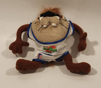 1996 McDonald's Warner Bros. Looney Tunes Space Jam Taz Tasmanian Devil 8" Tall Toy Stuffed Plush