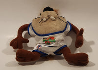 1996 McDonald's Warner Bros. Looney Tunes Space Jam Taz Tasmanian Devil 8" Tall Toy Stuffed Plush