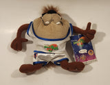 1996 McDonald's Warner Bros. Looney Tunes Space Jam Taz Tasmanian Devil 8" Tall Toy Stuffed Plush with Tag