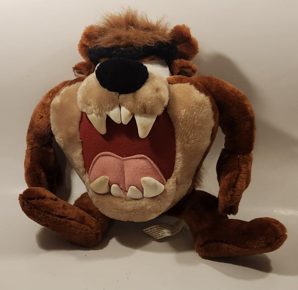 1997 Ace Novelties Warner Bros. Looney Tunes Taz Tasmanian Devil 12" Tall Toy Stuffed Plush