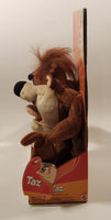 2003 Mattel Warner Bros. Looney Tunes Toon Starz Taz Tasmanian Devil 8 1/2" Tall Toy Stuffed Plush New in Box