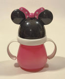 Disney Store Minnie Mouse Head Double Handle Pink Plastic Cup