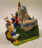 2001 Disney Disneyland Characters in Front of Castle 7 1/2" Tall PVC Coin Bank