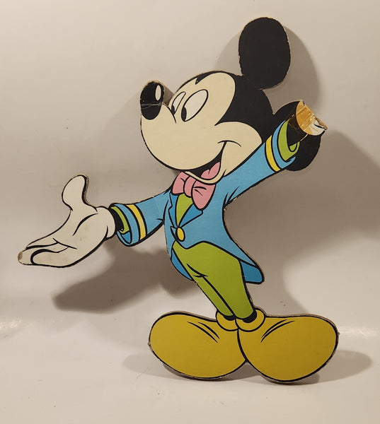 Vintage Walt Disney Productions Mickey Mouse Cardboard Wall Decor Hanging