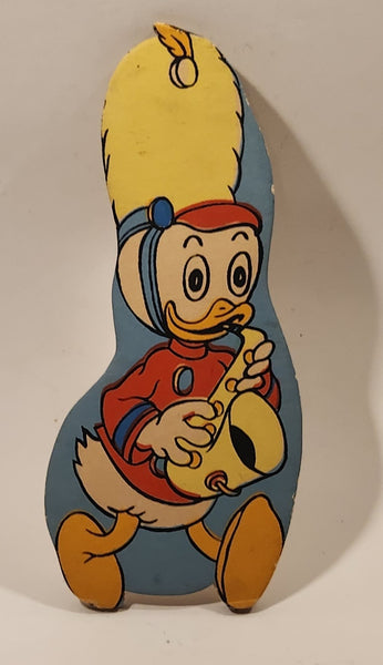 Vintage Walt Disney Productions Huey Duck Cardboard Wall Decor Hanging