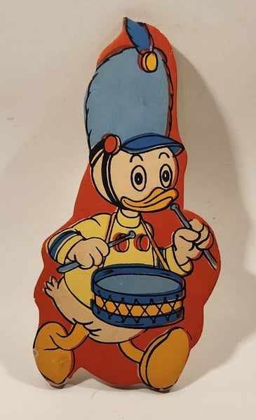 Vintage Walt Disney Productions Dewey Duck Cardboard Wall Decor Hanging