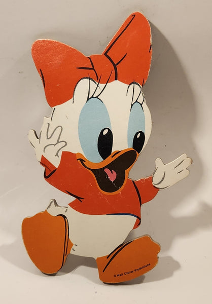 Vintage Walt Disney Productions Baby Daisy Duck Cardboard Wall Decor Hanging