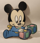 Vintage The Walt Disney Company Baby Mickey Mouse Cardboard Wall Decor Hanging