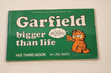 1981 Ballantine Books Garfield Bigger than life Comic Book His Third Book By Jim Davis