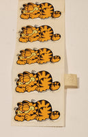 1978 United Features Syndicate Garfield Sleeping Sticker Sheet of 8