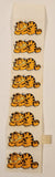 1978 United Features Syndicate Garfield Sleeping Sticker Sheet of 8