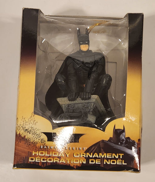 2005 Kurt S. Adler Warner Bros. DC Comics Batman Begins Batman Perched Holiday Ornament New in Box