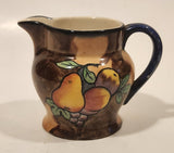 Vintage H & K Hollinshead & Kirkham Tunstall Fruit Pattern 3 1/8" Tall Tea Creamer Jug Made in England