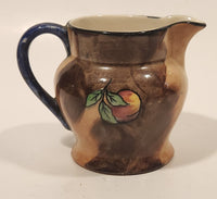 Vintage H & K Hollinshead & Kirkham Tunstall Fruit Pattern 3 1/8" Tall Tea Creamer Jug Made in England