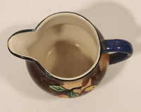 Vintage H & K Hollinshead & Kirkham Tunstall Fruit Pattern 3 1/8" Tall Tea Creamer Jug Made in England