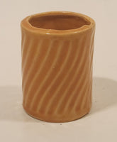 Vintage Brown Twist Ceramic Toothpick Holder Made in Japan