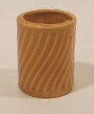 Vintage Brown Twist Ceramic Toothpick Holder Made in Japan