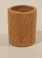 Vintage Brown Twist Ceramic Toothpick Holder Made in Japan