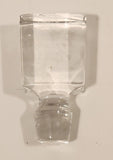 Heavy Clear Glass Bottle Stopper