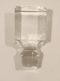 Heavy Clear Glass Bottle Stopper