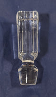 Heavy Clear Glass Bottle Stopper