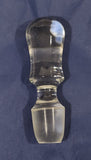 Heavy Clear Glass Bottle Stopper