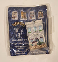 2000 Baileys Irish Cream Limited Edition 3 of 4 British Cafe 2 1/2" Tall Resin Ornament New in Package