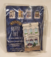 2000 Baileys Irish Cream Limited Edition 3 of 4 British Cafe 2 1/2" Tall Resin Ornament New in Package