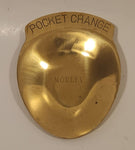 Vintage Pocket Change Brass Tray Dish Engraved Morley