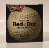 Worth Solid Core Lively Core Red Dot Official Poly-X Leather Cover Softball No. PX-1 New in Box