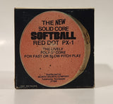 Worth Solid Core Lively Core Red Dot Official Poly-X Leather Cover Softball No. PX-1 New in Box