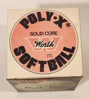 Worth Solid Core Lively Core Red Dot Official Poly-X Leather Cover Softball No. PX-1 New in Box