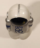 1986 Expo 86 Vancouver Ernie The Astronaut 5 3/4" Tall Vinyl Coin Bank