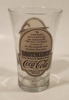 Coca Cola Collector's Series No. 2 of 6 Mother's Pizza Parlour & Spaghetti House 16 Oz. Flare Glass Cup