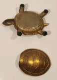 Turtle Tortoise Brass Trinket Jewelry Box