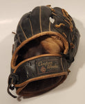 Vintage Cooper Weeks Limited Tin Anchored Black Leather Baseball Glove