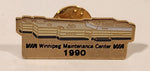 Rare 1990 Via Rail Winnipeg Maintenance Center Enamel Metal Lapel Pin