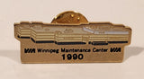 Rare 1990 Via Rail Winnipeg Maintenance Center Enamel Metal Lapel Pin